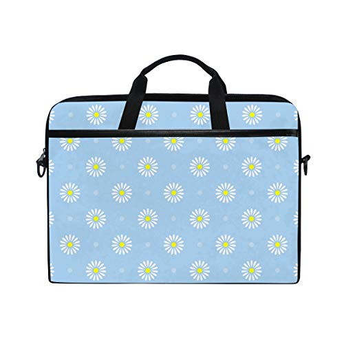 GORIRA パソコンケース PC バッグ おしゃれ サンフラワー 花 ノートパソコン かわいい 軽量 手提げ 耐磨性 撥水 衝撃吸収 ショルダーストラップ 2way 15-15.4インチ Macbook ポケット付き 出張 プレゼント