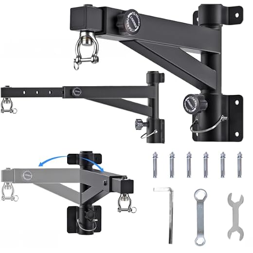 Tasofac Boxsack Halterung Wand, Verstellbar 43-63 cm, Klappbar, 360° Silent Rotation, Verstärkte Stahlplatten, Boxsack Wandhalter, Boxsack Halter, Boxsack Aufhängung