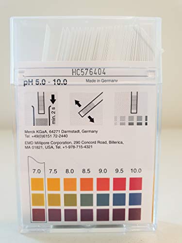 Bandelettes de test pH 5-10 mcolorphasttm pour mesures en laboratoire
