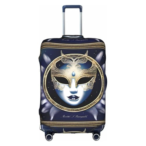 MoonlitMasquerade Small Luggage Suitcase Cover.The cover does not include the suitcase itself