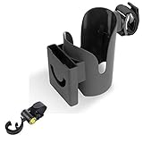 XIAOTING Pram-Telefon-Halter-Universal-Kinderwagen-Becherhalter und Kinderwagen Smart-Telefon-Einfassung, Babyflasche-Halter-Organisator for Buggy und Rollstuhl (Free 1 Sportkinderwagen Haken)
