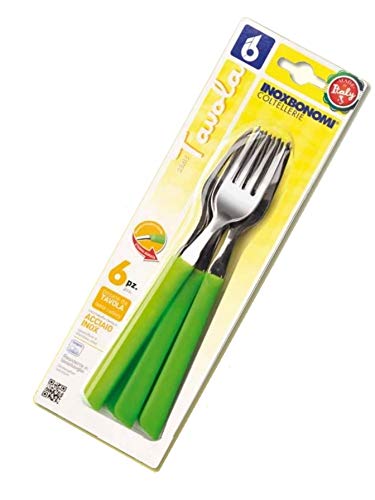 6 tenedores - cubertería de acero inoxidable vajilla tenedores de mesa de la cocina blanco Cover