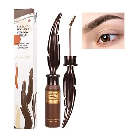 SURORAIN Waterproof Eyebrow Gel with Feather Brush Cover