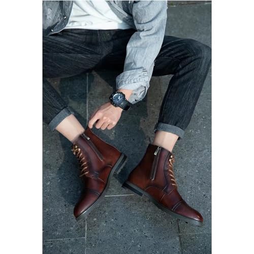 Image of Arkbird Men's Chukka Boots Genuine Leather Ankle Boot for Men Classic Casual Oxford Style Footwear
