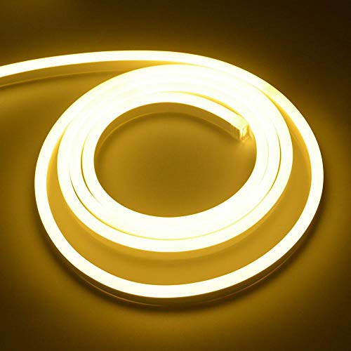 SUNXK 220V Fairy Tale neon LED Lights Rope Lights Waterproof neon Stage Advertising Lights Outdoor Decoration neon Lights SUNXK (Emitting Color : White)