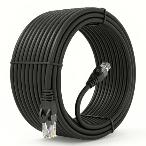 Image of UNIGEN CAT6 LAN Cable | 10 Meter Length | Up to 10Gbps High-Speed Ethernet Network Cable with RJ45 Connectors, Pure Copper Conductors, Durable PVC Jacket for Router, PC, Laptop, Smart TV