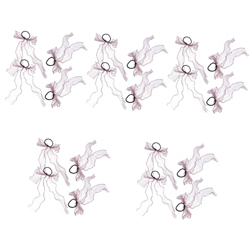 Élastiques à cheveux nœud FRCOLOR pour filles : lot de 20 pièces pour ponytail élégant