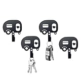 BiaGift 4 soportes para llaves de caravana para decoración de pared, almacenamiento y