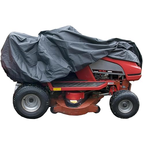 Funda para Cortacésped Cubierta para Cortacésped 300D, 165 x 110 x 165 cm, del tractor montable, Impermeable, Transpirable, Elástico