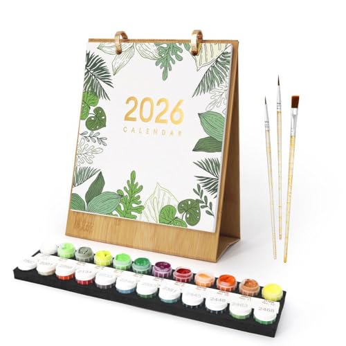 2026 New Calendar Paint by Numbers Kit for Adult, Painting B
