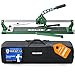 BOLKERS® ProCut S 600 Tile Cutter - Tile Cutters for Ceramic Tiles - 600mm Cutting Length - Precise Tiles Cutter Thanks to Tungsten Carbide with Ball Bearing with Magnetic Breaking Punch