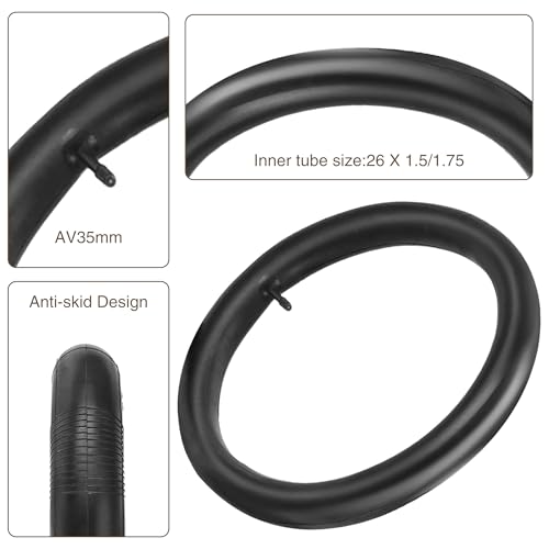 WEEROCK 24X1.5/26X1.5 Bike Tire 2 Pack Bike Tires with 24/26