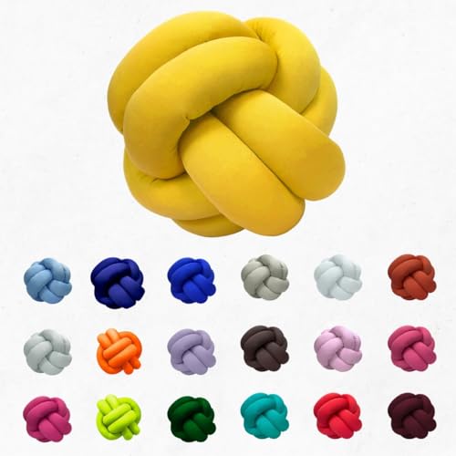 Genérico Almofada de Nó Escandinavo Duplo Para Sofá Quarto Decorativo (Lilás)