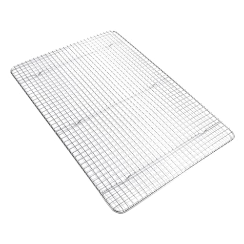 Garneck Raffreddamento in Acciaio Inossidabile Griglia Multiuso Per Forno Design Rettangolare Telaio Rete Grande Capacità Per Alimenti e Utensili Da Cucina Funzionale e Durevole