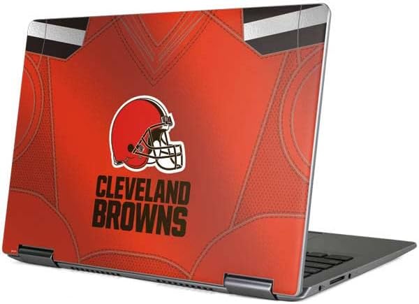 Skinit Decal Laptop Skin Compatible with Yoga 710 14in - Officially Licensed NFL Cleveland Browns Team Jersey Design