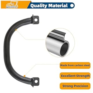 MIXOPOLY 2 Pack Golf Cart Grab Handle Roof Struts Handle Universal for Yamaha, EZGO, Club Car with Square Tube