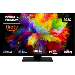 Panasonic TV-65Z80AEY Z80 Series 65 inch 4K Ultra HD OLED Smart TV, 2024, Fire TV, Freely, Dolby Vision & Atmos, Alexa Voice Control, Airplay, Black