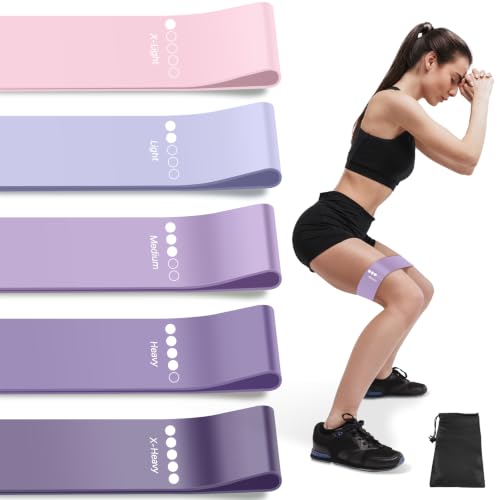 Image of Resistance Bands for Working Out, 5 Levels Elastic Exercise Bands