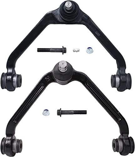 Image of Detroit Axle - 8pc Front End Kit for Ford 95-97 Explorer, 97 Mercury Mountaineer, 2 Outer Tie Rod Ends 2 Lower Ball Joints 2 Stabilizer Sway Bars 2 Upper Control Arms 1995 1996 1997 Replacement