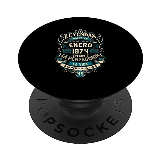 Leyendas 49 Cumpleaños 2023 Nacidos En Enero De 1974 PopSockets PopGrip Intercambiable