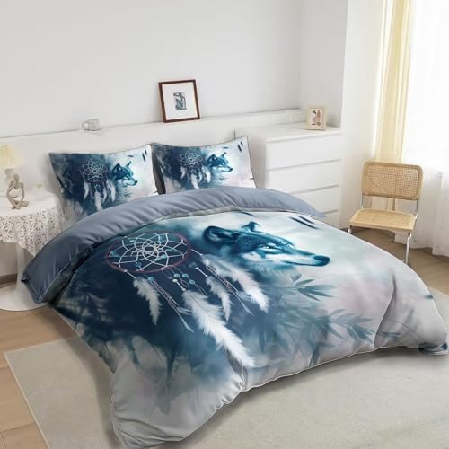 Housse de Couette 220x240 cm Attrape-Rêves Facile à Repasser - 4