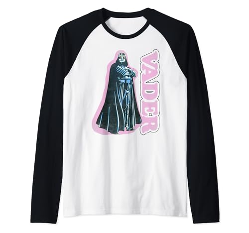 T-shirt Baseball Raglan Star Wars Darth Vader Poster Vertical pour Fan