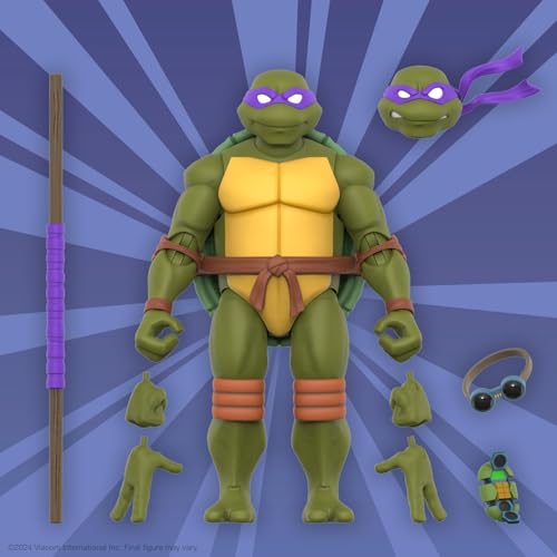 Image of Super7 Teenage Mutant Ninja Turtles ULTIMATES! Wave 12 Bundle - Michelangelo, Leonardo, Donatello and Raphael Action Figure
