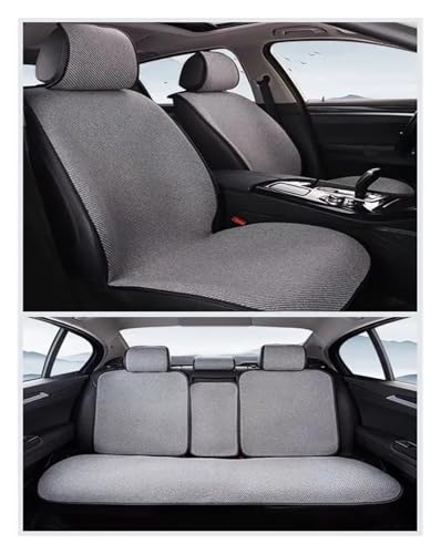 Coussin de siège auto confortable lin gris antidérapant quatre saisons
