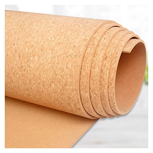 Self-adhesive Cork Rolls. Insulating Material Roll Liners. Flooring Wall Coverings Cork Board. 8 Mm Thick Sizes Can Be Customised (Color : Brown, Size : 0.7x7m) (Brown 0.5x2m)