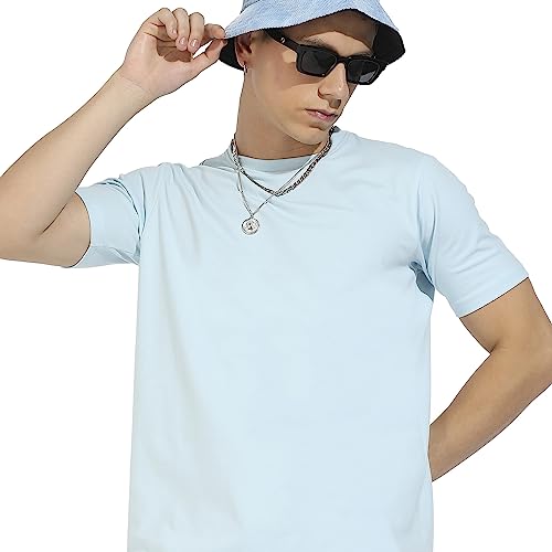 Image of CAHOOT Men's Basic Regular Fit T-Shirt for Casual Wear | Crewneck | Short Sleeve | Pull On Closure | Cotton T-Shirt Crafted with Comfort Fit for Everyday Wear