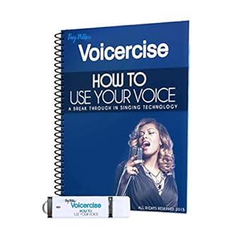 Spiral-bound How To Sing Like A Pro Singing Lessons Simple At-Home Vocal Training Program. Voicercise Singing Kit. (USB Audio, Book, Online Access, FREE Tech Support) Book