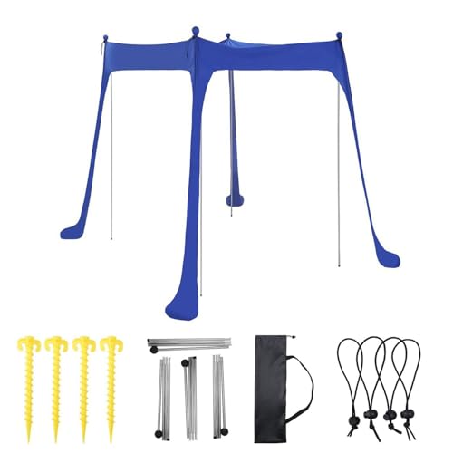 Toldo de Playa de Aluminio, toldo de Playa | Tienda de Playa en Parasol Pop-up para Playa, Camping, Pesca, Jardín y Picnics