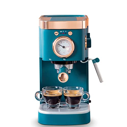Máquina de café espresso, cafetera de grano a taza, presión de 20 bares, espumador de leche a vapor para elaboración casera