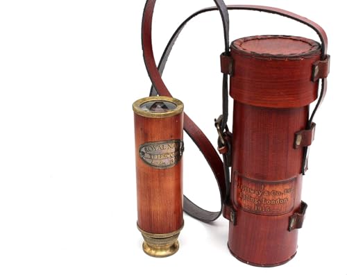 Télescope pirate en laiton pliable pour voyage et randonnée nature