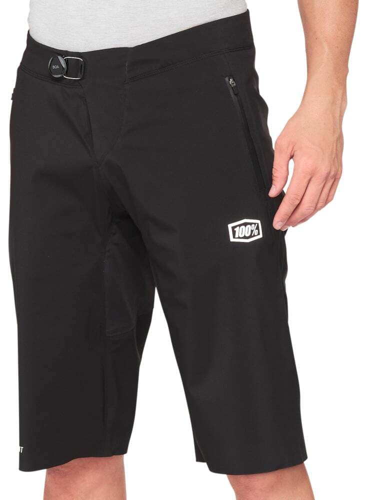 Short de cyclisme vtt 100% Hydromatic noir 32 mixte étanche - 5