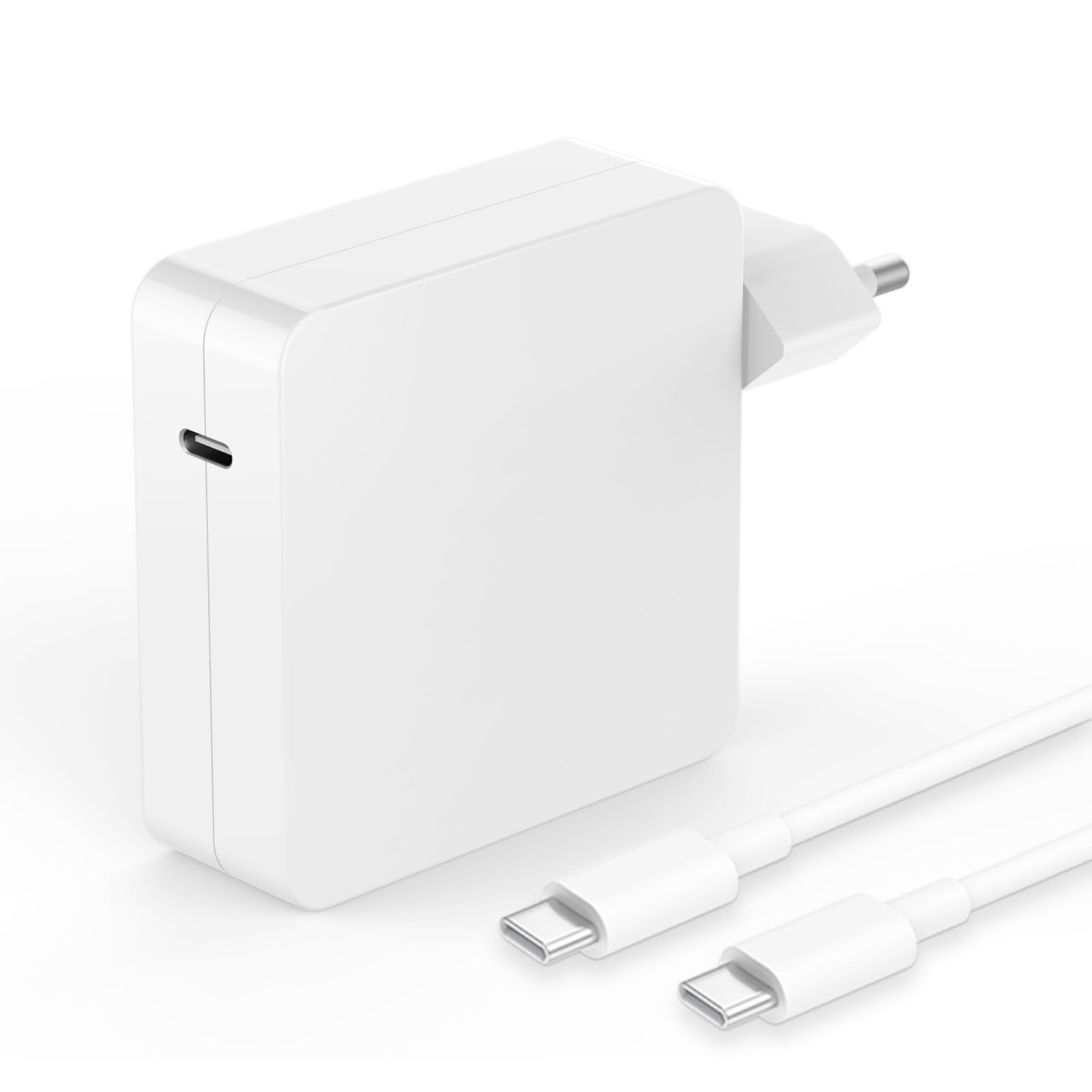 106W USB C Caricatore, Rapido Adattatore di Alimentazione per MacBook Pro 16/15/14/13 pollici Mac Book Air 13/15'' iPad Pro 2022/2021/2019/2018, Portatile Caricabatterie Con Cavo di Ricarica Type-C 2M