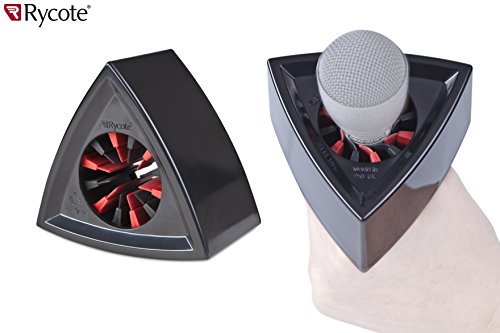 Rycote Triangle Mic Flag for Reporter Mics Ranging 19 to 38mm (0.74-1.49") in Diameter, Black