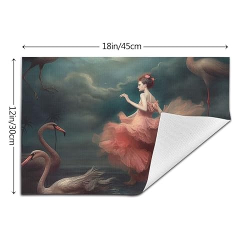 Sets de table en PVC résistant à la chaleur et antidérapants pour salle à manger x4