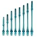 COSMO DARTS albero Fit Shaft GEAR slim lock Clear Blue 6 immagine