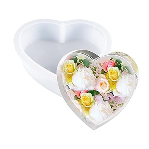 Stampi in Silicone a Cuore per Resina