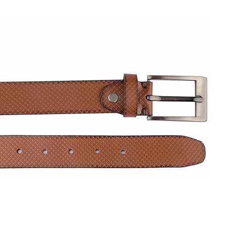 Image of Genuine Leather Belt for Kids, Black /Brown Colour Adjustable Belt with Metal Buckle, Belt for Formal, Casual & Jeans Wear, Waist 20-24-28-30 Inch 3|5|7|9|11 Yrs