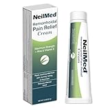 NeilMed Hemorrhoidal Pain Relief Cream with Aloe & Vitamin E, Hemorrhoid Treatment, Pain Relief, Relieves Burning, Itching and Discomfort, 1.8 oz.