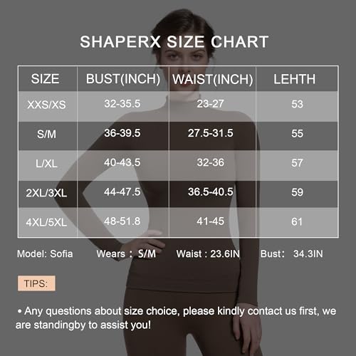 Image of SHAPERX Strapless Shortie Bodysuit for Women Tummy Control Shapewear Seamless Sculpt Body Shaper with Removable Straps,SZ5343-Khaki-XXS /XS