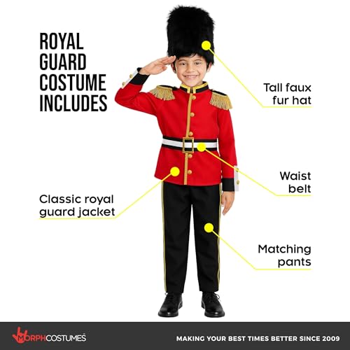 Disfraz de Guardia Británica para niños miniatura 2