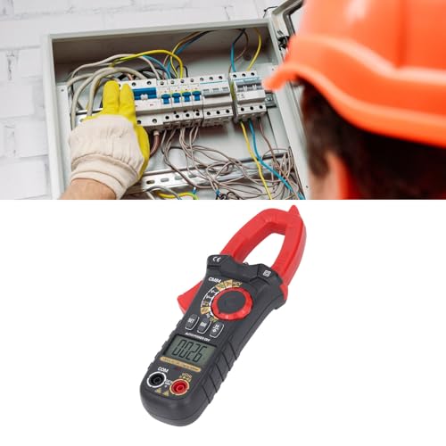 Pinza Amperimétrica CA CC de 1000 A con NCV, Linterna y Retroiluminación LCD para Medición de Corriente, Multímetro de Resistencia de Voltaje