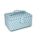 Dritz Small Sewing Basket, Retro Blue