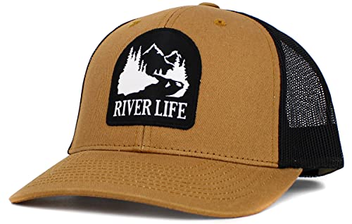 Image of KBETHOS Men's Women's Explore The Outdoors Mountains Scenery Unisex Trucker Baseball Cap