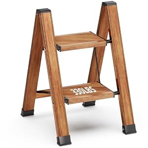 Midoli Klappbarer Tritthocker mit 2 Stufen