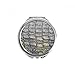 Leather Design Hand Compact Mirror Round Portable Pocket Glass