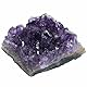 Nvzi Amethyst Druse, Amethyst Stein, Amethyst Kristalle, Bergkristall Rohstein, Roher Amethyst, Natürliche Amethyst-Geodenhöhlen Kristalle Heilsteine, Kristalle Heilsteine(100G)